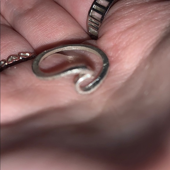 cute wave silver ring - Picture 2 of 2